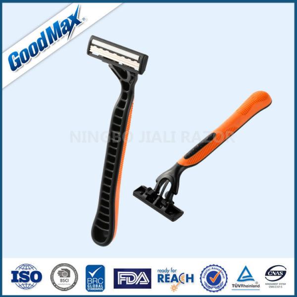 Skincare Multi Blade Safety Razor , Three Blade Replaceable Plastic Shaving
