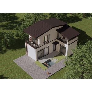 Luxury Modular Hotel Unit camping cabin Prefab Light Steel Frame House For