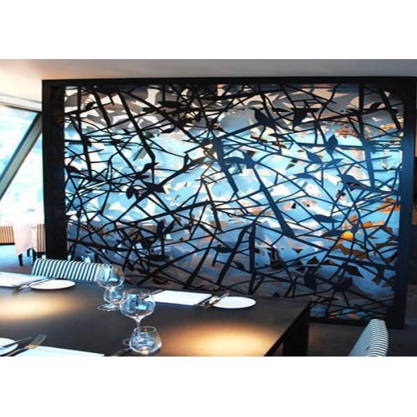 High Toughness Metal Screen Panels , Laser Cut Decorative Panels Not Easily