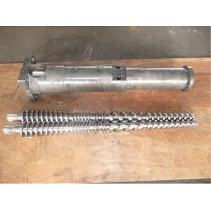 Conical Twin Screw Barrel Bimetallic Alloy For Pipe Extrusion