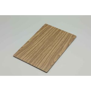 Scratch-resistant Oak Wood Grain fireproof aluminium composite panel 4mm