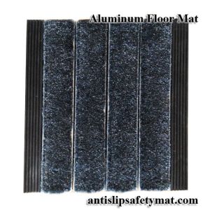 6063 T5 Aluminum Non Slip Safety Matting Recessed Installation