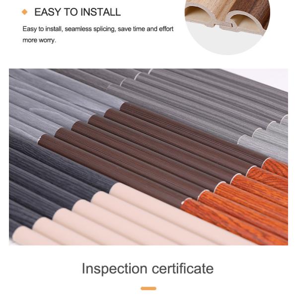 Environmentally Friendly Moisture proof Curved WPC Wood Panel 15mm Wall Panel