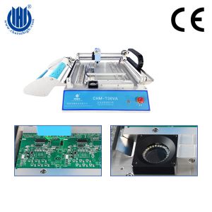 Cheap Small Desktop SMT Pick And Place Machine Built In Vacuum Pump With Vision for sale