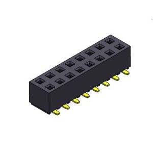 Female Header Connector 2.54mm Dual Row SMT TYPE 2*2PIN To 2*40PIN H=5.00mm