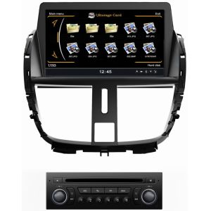 Ouchuangbo S100 Platform Car DVD radio For Peugeot 207 With Audio Sat Nav