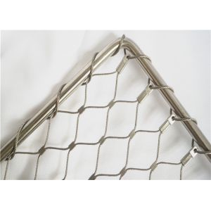 316L Decoration Stainless Steel Rope Mesh Garden Fence Wire Mesh 40mm