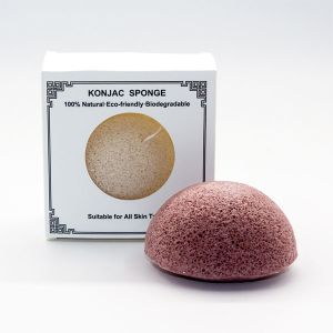 Organic Skincare Biodegradable Facial Konjac Sponge Removing Toxins