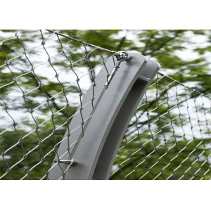 Balustrade Infill Wire Rope Fence Netting 1.2-4.0mm Impact Resistance Cable