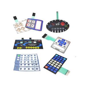China Control Keypad Circuit Print Overlay Keyboard Membrane Switch Waterproof on sale