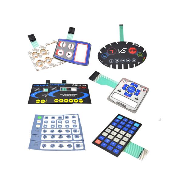 Quality Control Keypad Circuit Print Overlay Keyboard Membrane Switch Waterproof wholesale