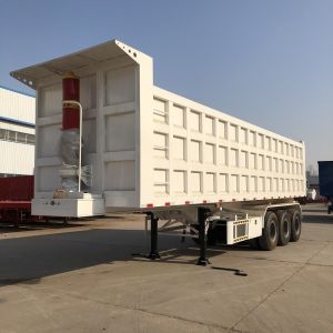 Rear Dump Trailers 3 4 Axle 35 40 Cubic Meter