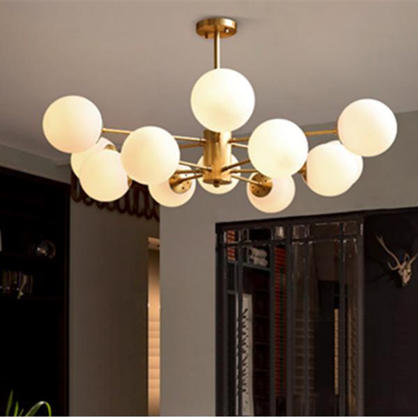 Glass Bubbles molecular chandelier copper living room lamp home restaurant Karrington Chandelier(WH-MI-184)