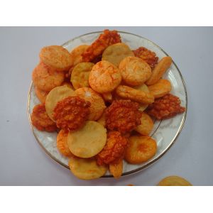 Mulitiple Shape Fried Seaweed Roll High Temperature Crisp Spicy Biscuit