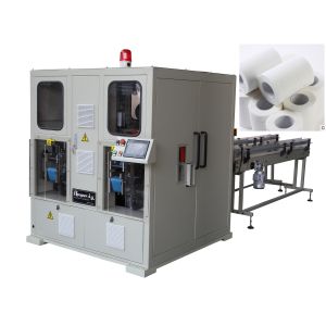 Cheap Roll Tissue Cutting Machine Roll Paper Log Saw Fully Automatic for sale