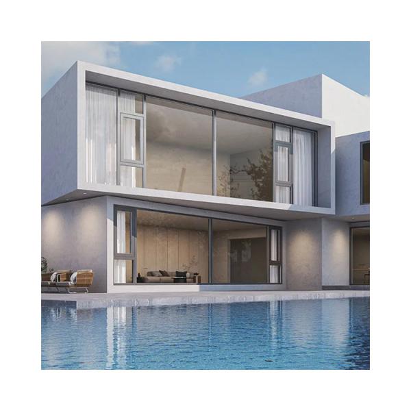 Quality Horizontal Opening Aluminum Alloy Frame Casement Glass Windows for Customer Requirements wholesale