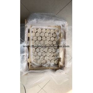 98.3 - 99.9% MgO Ceramic Tube 2 4 Holes For Cartridge Heater