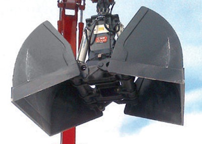 Quality Hitachi EX220 Excavator Clamshell Bucket Hydraulic / Machenical wholesale