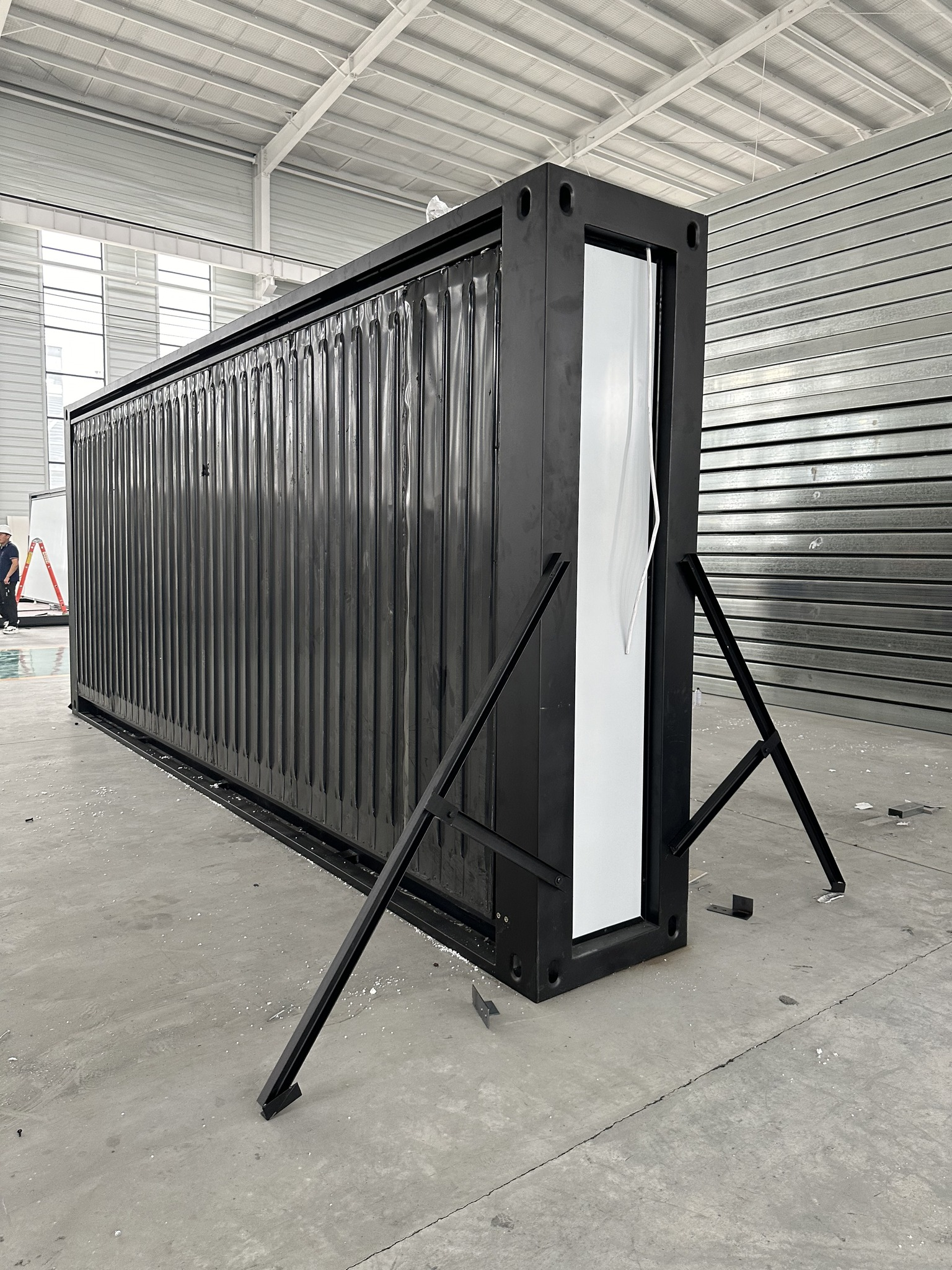 Expandable Prefab Home with 5900×4800×2480mm Dimensions, 27.5 ㎡ Floor Area, and