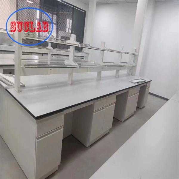 Quality Epoxy Resin Board Chemistry Lab Bench Phenolic Resin Sheet Counter Tops Multi Functional Socket wholesale