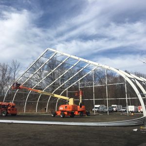 Customizable Luxury TFS Outdoor Pavilion Tent With Expandable Clear Span Curved