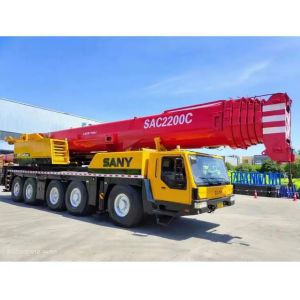Sany 220T Rough Terrain Used Truck Mounted Mobile Crane With Spare Parts For