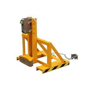 China DG500A Forklift Mounted Rubber-belt Drum Grabbers Loading Capacity 500Kg on sale