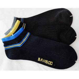China Men's Black Bamboo Socks on sale