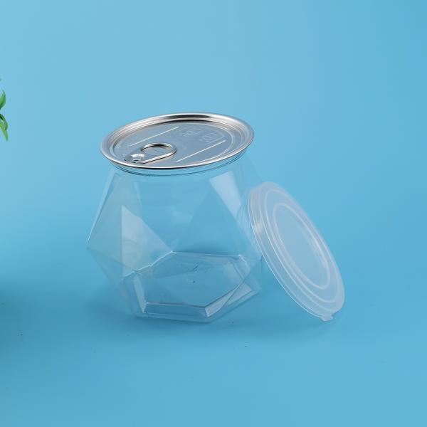 Quality Empty Ring Pull Tab Lids 30g 650ML Plastic Food Cans wholesale