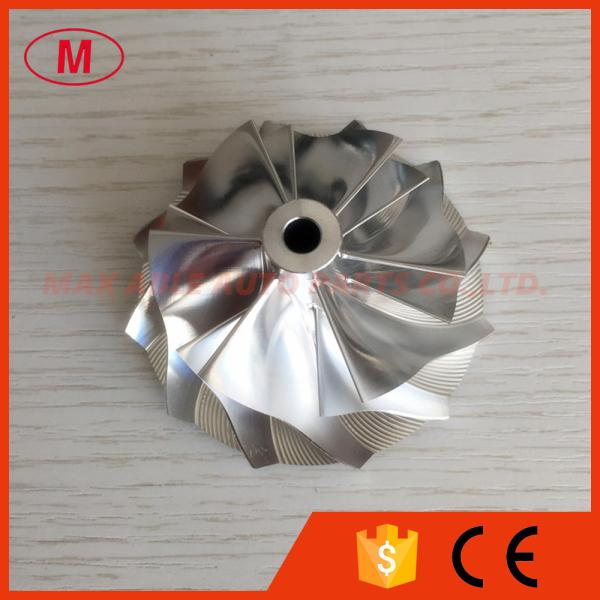 K16 5324-123-2206 49.62/61.98mm 6+6 blades high performance milling/aluminum 2618/billet compressor wheel