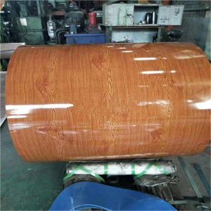 3D Wooden Pattern Coating Aluminium Alloy Coil For Metal Roller Shutter Door