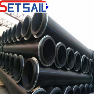 Flange Connection HDPE Pipe Line for Dredging Mud Fast Shipping and Competitive