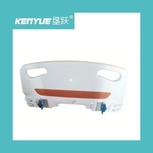Headboard with anti-collision wheel two-color PP material for hospital use