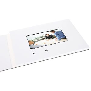 Personalized Video Message Greeting Card in Customized Style for A4 or