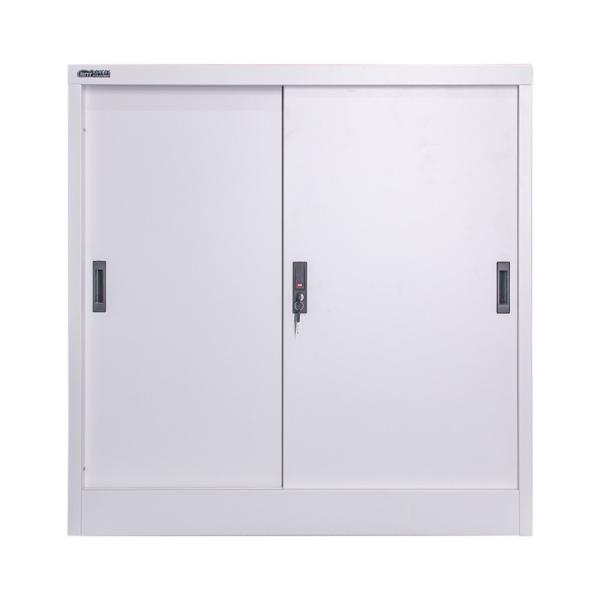 Quality Sliding Door File Cabinet One Shelf Metal Office Cupboard wholesale