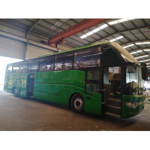 Double Deff Used Yutong Buses ZK6147 Youngtong Weichai Engine 61 Seats Air Bag