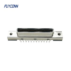 50Pin PCB SCSI Connector 180 Degree PCB Mounting MDR Connector