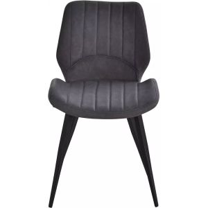Banquet Leather Padded Dining Chairs Ergonomic Back Impact Resistance
