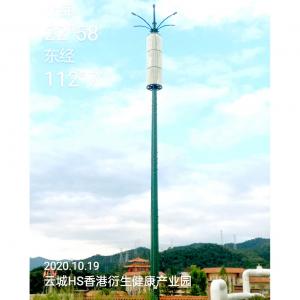 China Q235 Anetenna Monopole Wind Turbine Tower Flower Basket Design on sale