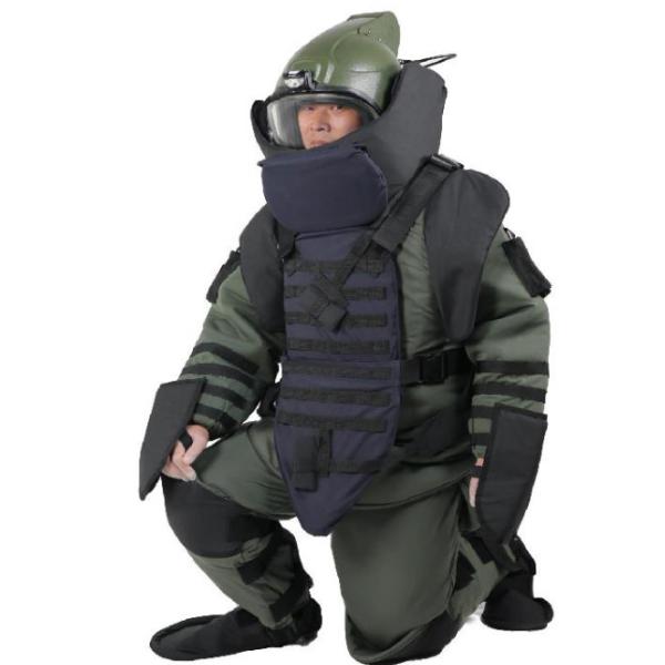 All Round Bomb Disposal Equipment Protective Bomb Clothing Suit With Mask And