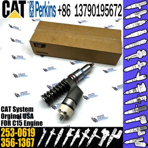 Caterpillar Diesel Common Fuel Injectors 10R-7232 253-0619 for Cat C15 excavator