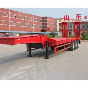 Cheap 2/3/4 Axles Detachable Gooseneck Lowboy Trailer With 150/120/100 Ton Capacity for sale