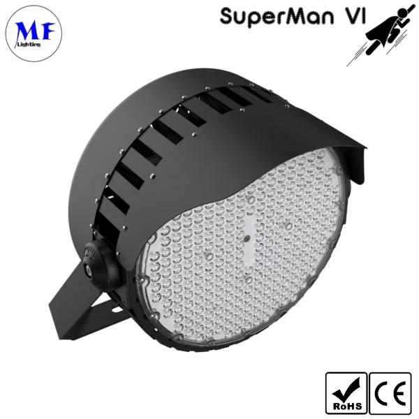 Quality 5 Years Warranty 4500K LED Stadium Flood Light 500W Glare-free ADC12 IP66 Waterproof Dustproof IK10 For Tower Crane wholesale
