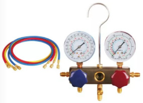 Auto AC Tool R134A anti-collision plastic box gauge set 2196 pipe pressure