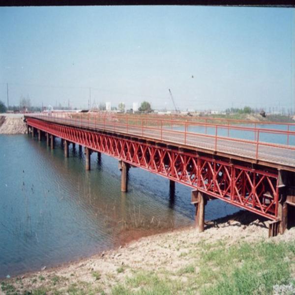 Quality Galvanized Steel Bailey Bridge With 1448mm Panel Height wholesale