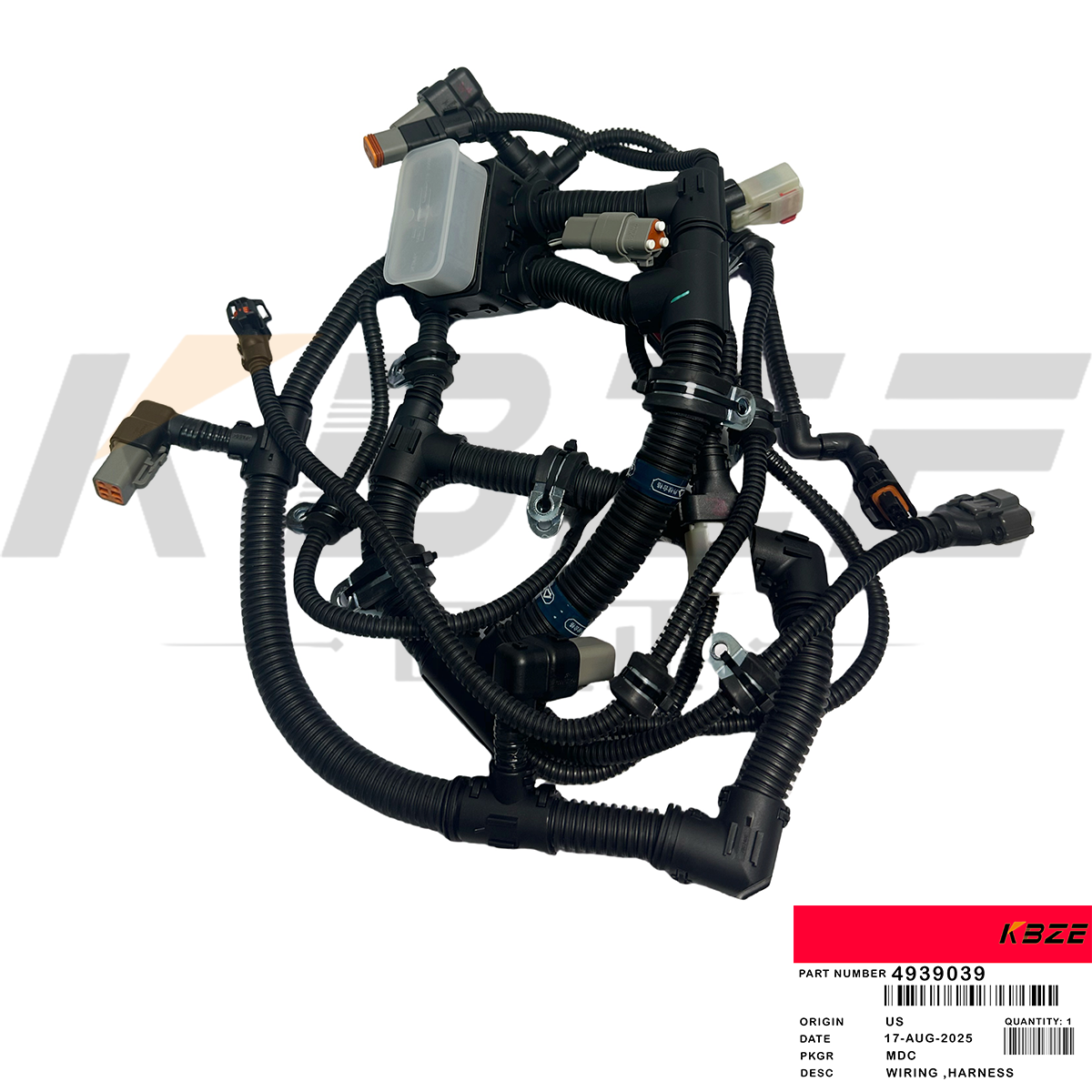 KBZE 4939039 CUMMINS QSB6.7 ELETRONIC CONTROL MODULE WIRING HARNESS FOR R200-7
