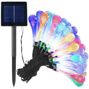 China 30LED  Water drop solar string lights, bubble fairy string lights, solar decorative lights for Garden, Patio, Yard on sale