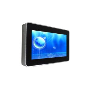 Wall Mounted Digital Signage Displays 7'' Media Player USB Port SD Card Plug And