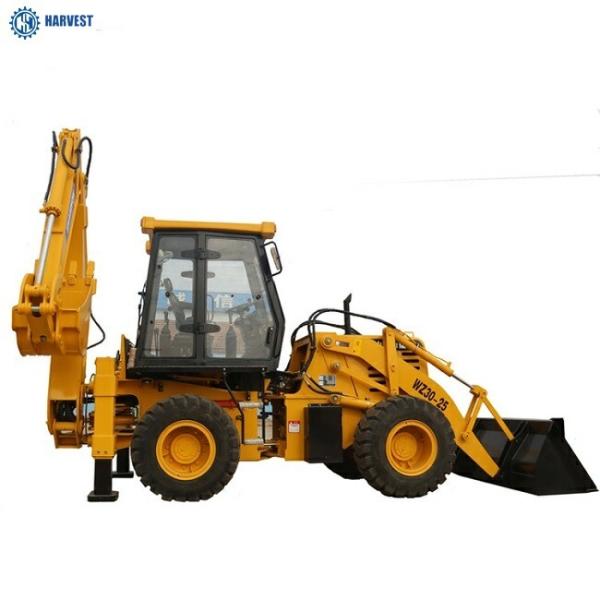 Quality SAM388 4WD 102HP 75kW Engine 0.3m3 Bucket Backhoe Wheel Loader wholesale