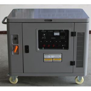 Single Phase Portable Gasoline Generator Silent 3kVA 5kva 3000rpm Air Cooled